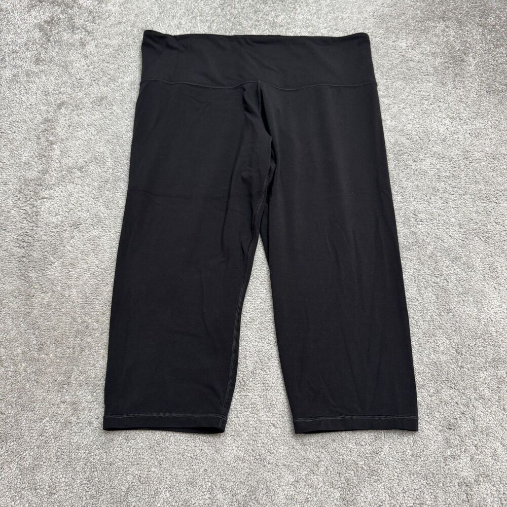 Athleta Elation Capri Leggings Stretch Yoga Active Crop Pants Womens 2X Black